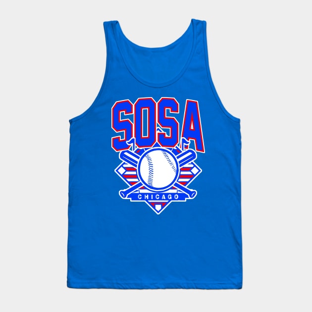 Vintage Chicago Baseball Sosa Tank Top by funandgames